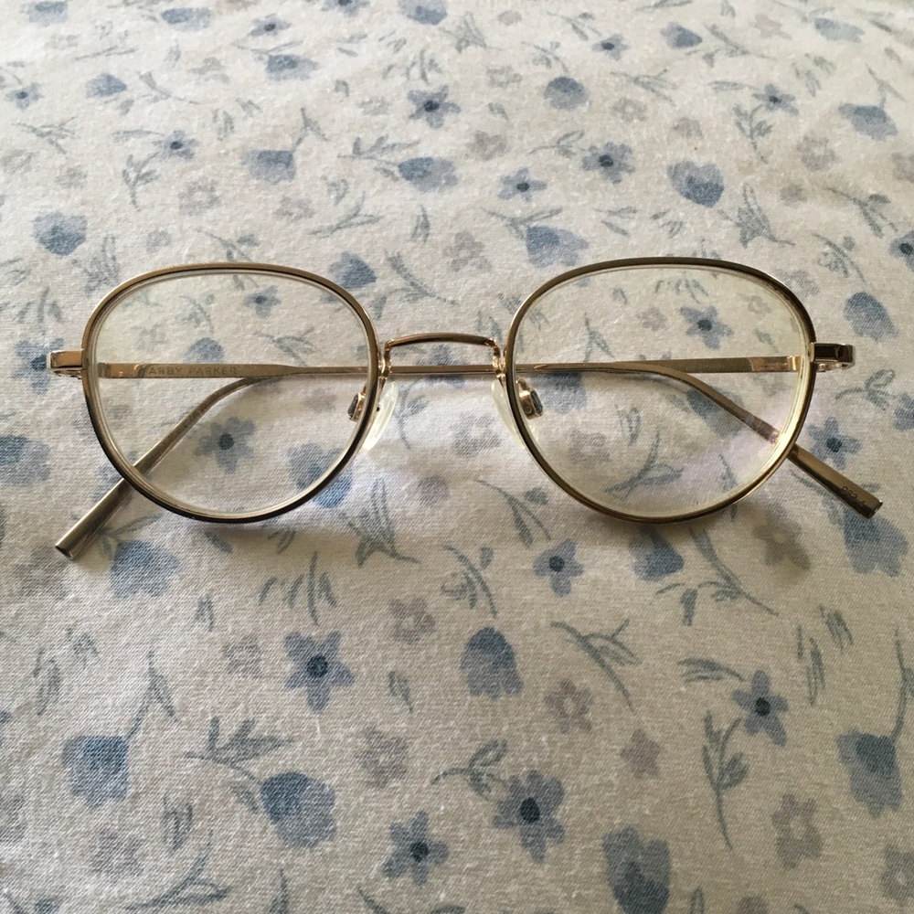 Gold Warby Parker Mercer Sunglasses